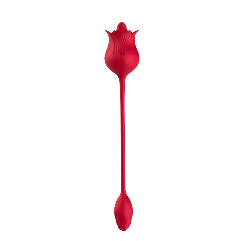 Rosa con Licking y Huevo Vibrador USB - Imagen 3