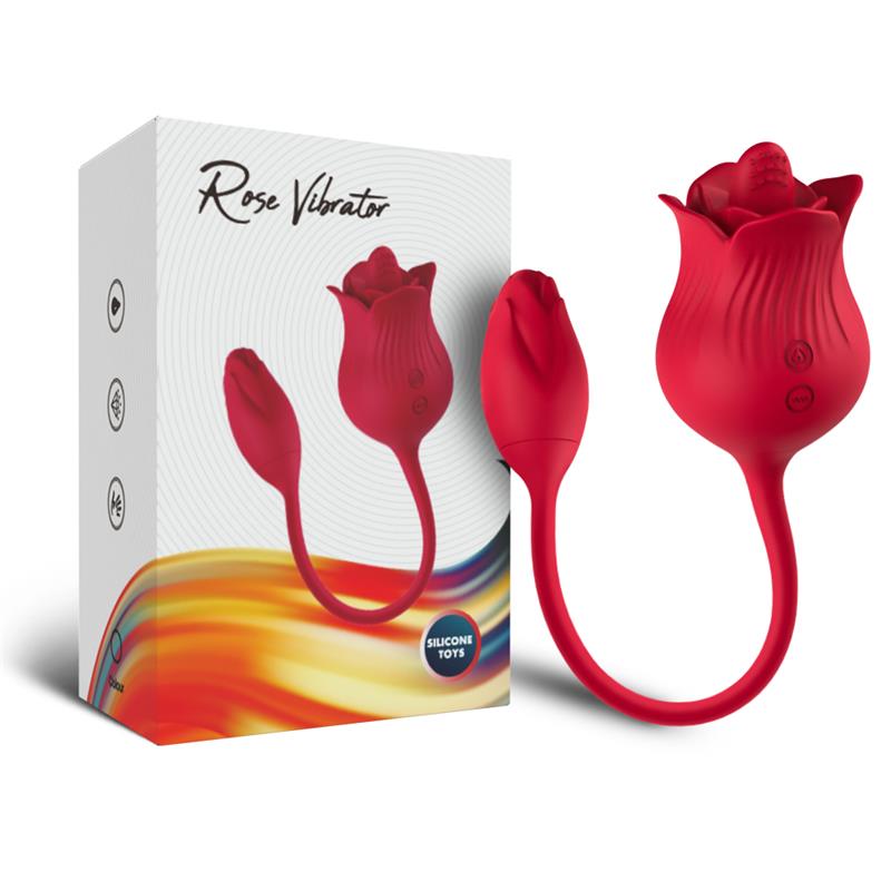 Rosa con Licking y Huevo Vibrador USB - Imagen 4