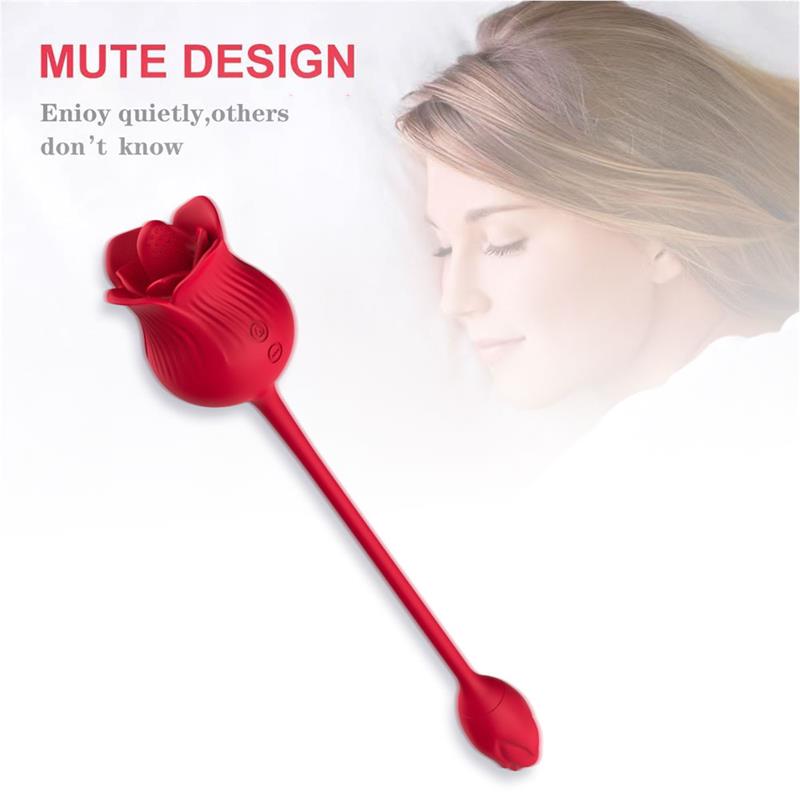Rosa con Licking y Huevo Vibrador USB - Imagen 10