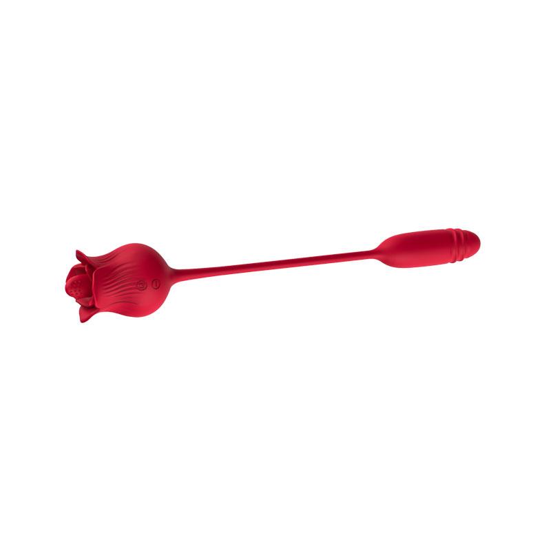 Rosa Vibradora con Licking y Thrusting USB - Imagen 5
