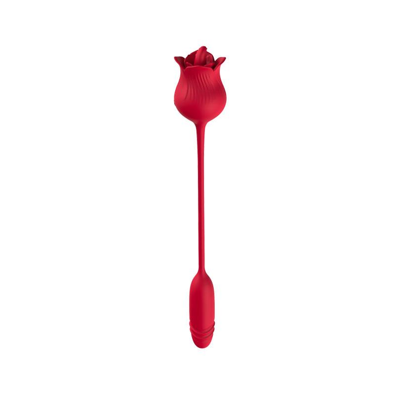 Rosa Vibradora con Licking y Thrusting USB - Imagen 6