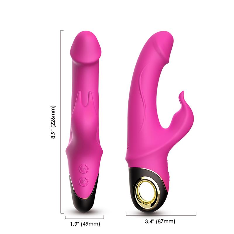 Vibrador con Rotación 360º Rosa - Imagen 14